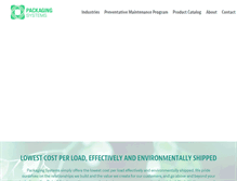 Tablet Screenshot of packaging-systems.com